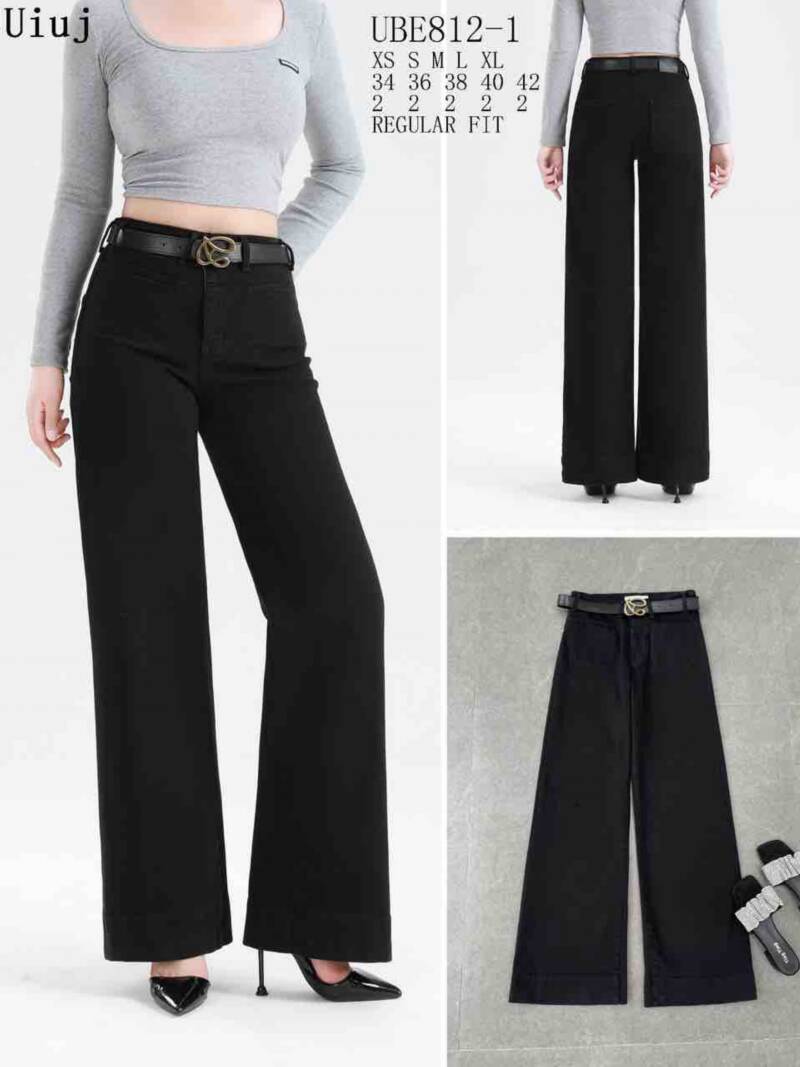 Spodnie damskie jeansy Roz XS-XL, 1 Kolor Paczka 10 szt